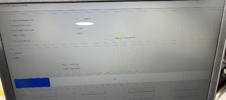 BMW flash tool writing transmission software during an xHP installation