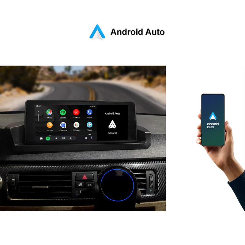 Andream 10,25” draadloos Apple CarPlay & Android Auto display BMW 3 E90
