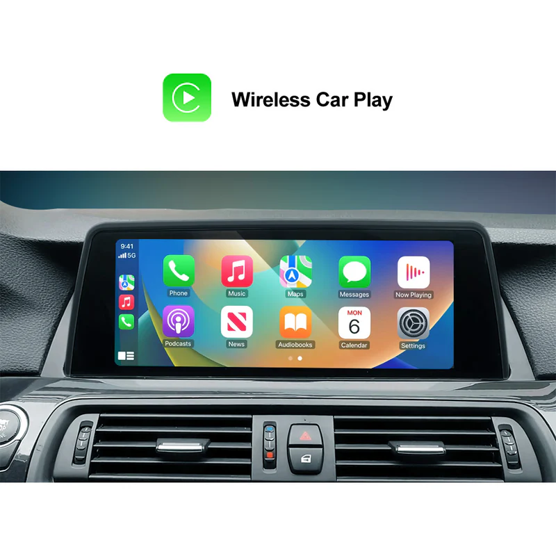 Andream 10.25” Android screen with Apple CarPlay & Android Auto for BMW 5 F10