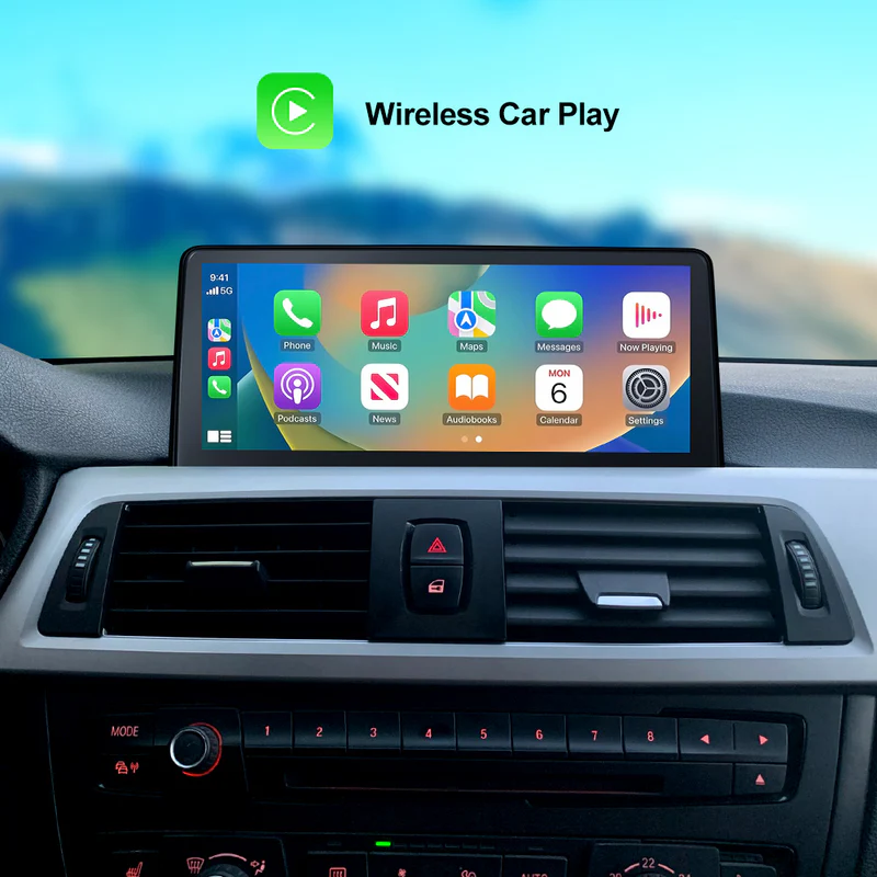 Andream 10.25” wireless Apple CarPlay & Android Auto display BMW 3 & 4 F30