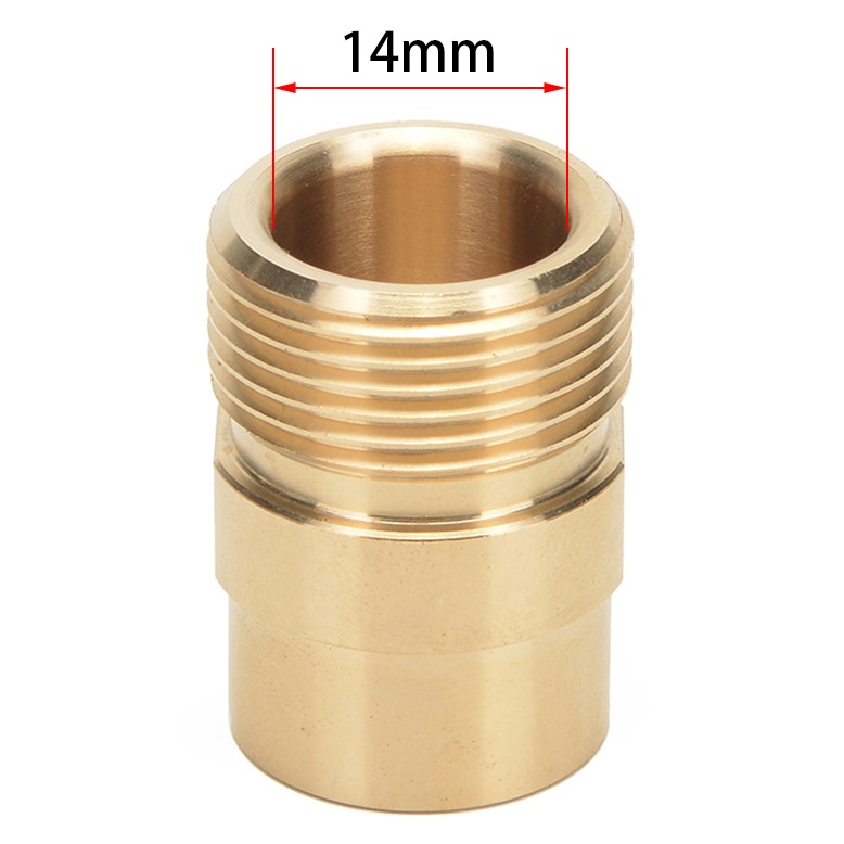 MJJC Hogedrukreiniger pistool M22x1.5mm mannelijke draad met 14mm opening adapter