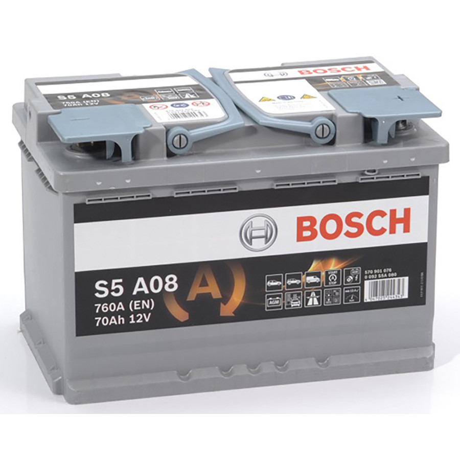 BOSCH S5A08 70Ah Batterij