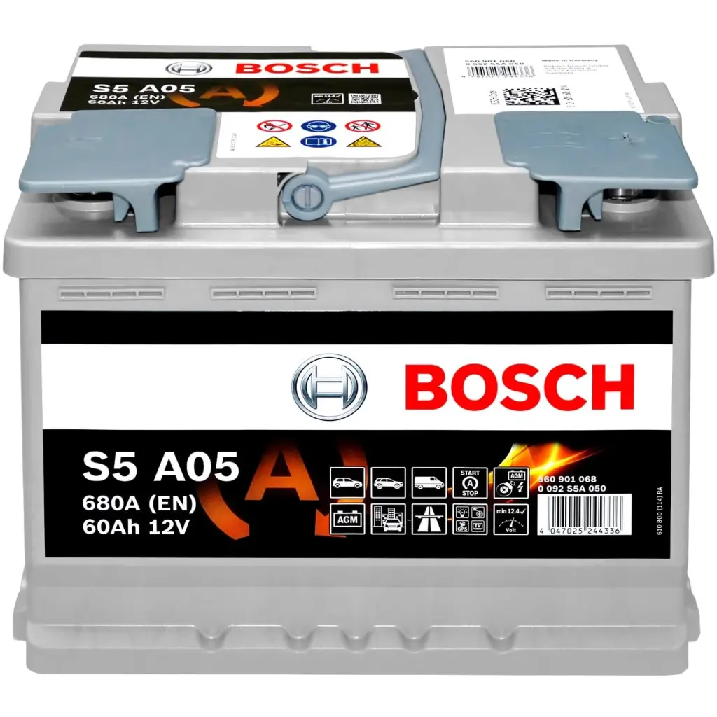 BOSCH S5A05 60Ah Batterij