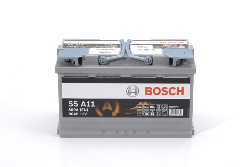 BOSCH S5A11 80Ah Batterij