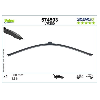 VALEO Achterste ruitenwisser VR300