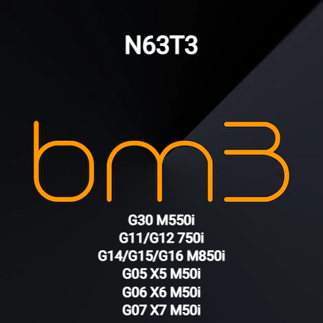 BM3 N63T3 G Serie - M550i 750i M850i X5M50i X6M50i X7M50i Tune
