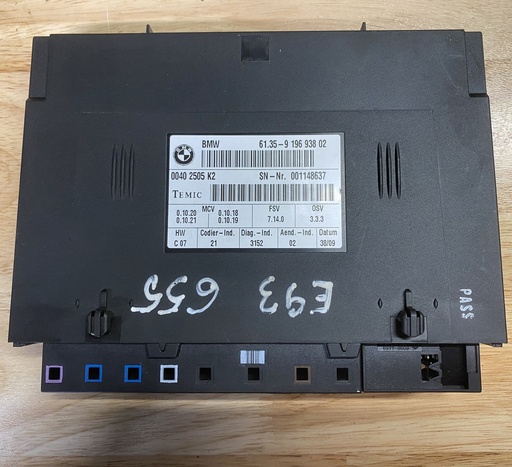 [USED 61 35 9 196 938] [USED] OE SMFA Stoel module