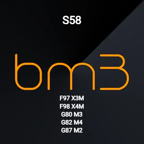 BM3 S58 - F97 X3M F98 X4M G80 M3 G82 M4 G87 M2