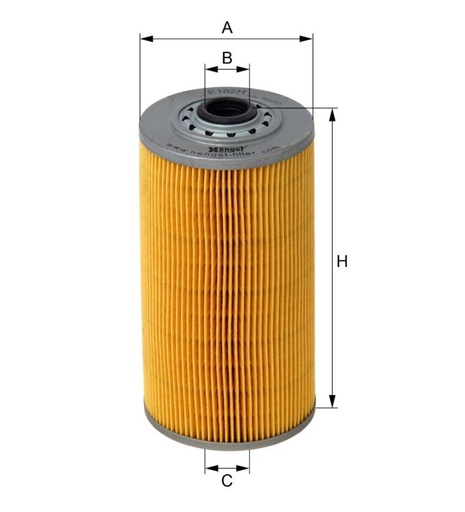 [E182H D40] HENGST Oliefilter